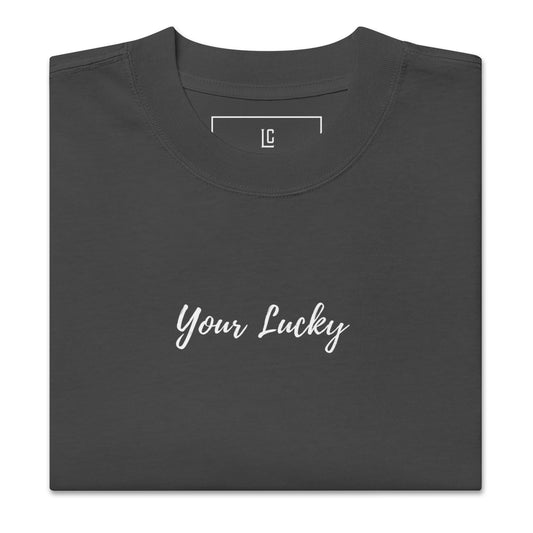 Lucky Oversized faded t-shirt