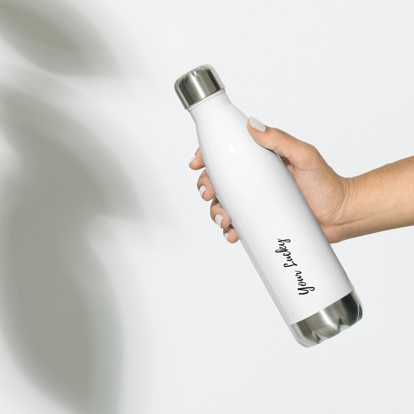 Stainless steel water bottle